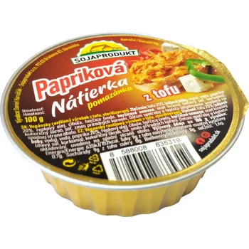 Rostlinná pomazánka Papriková pomazánka z tofu - Sojaprodukt 100g