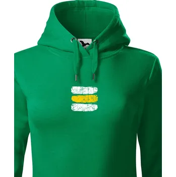 Dámská mikina Dámská mikina Turistická značka - žlutá, Barva Zelená, Velikost S, Canvas Dámská mikina Bezvatriko.cz 2079