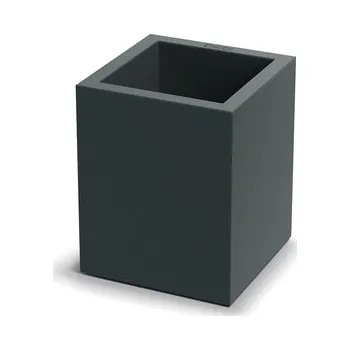 Květináč Květináč CUBLA SQUARE MIDL 29 cm - barva: tmavě šedá
