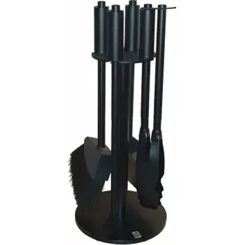 Krbové nářadí Krbové nářadí Red Anvil - Black RibChen-4 DAX, rukojeti nerez, černý lak