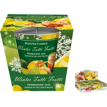 Svíčka Bartek Candles Winter Tutti Frutti Green & Yellow Fruits 115 g