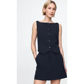 Dámská vesta GAP Dámské Zkrácená vesta 717714-00 Velikost: XL Tričko zdarma při nákupu nad 3000,-!