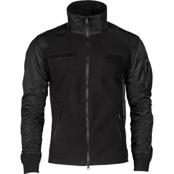 Pánská softshellová bunda Bunda fleece USAF ČERNÁ (Bunda fleece USAF ČERNÁ)