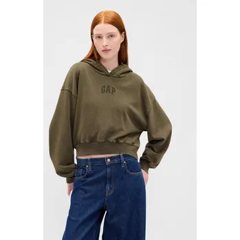 Dámská mikina GAP Dámská Mikina s kapucí Logo Cropped 841725-13 Velikost: L Tričko zdarma při nákupu nad 3000,-!