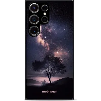 Pouzdro na mobilní telefon Lesklý kryt Mobiwear Glossy - Samsung Galaxy S23 Ultra - G005G Strom s galaxií (Prémiové lesklé pouzdro, obal, kryt Mobiwear Glossy na mobil Samsung Galaxy S23 Ultra - G005G Strom s galaxií, materiál Plast + TPU silikon - krytí po všech stranách,)