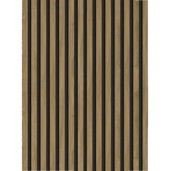 Obklad Mexen Lam-B stěnové lamely 275 x 31,5 cm, deska HDF 4 mm, Klasický Dub - S100-275317-2812-072 Lamely