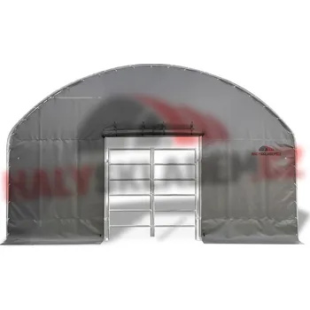 Přístřešek na auto Čelní zipová stěna pro přístřešek šířky 6 m, 900 g/m2 zelená