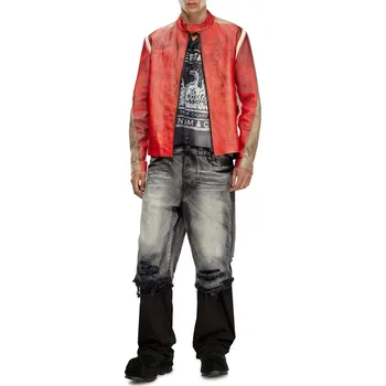 Pánské kalhoty KALHOTY DIESEL P-HANS TROUSERS JET BLACK