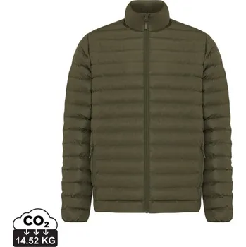 Pánská prošívaná bunda IQONIQ Maiko z recykl. polyesteru - Khaki / XXXL