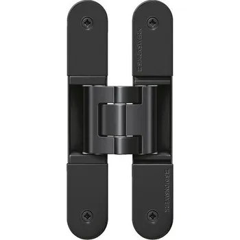 Tectus 311 3D FVZ- skrytý pant, skrytá zárubeň Černá matná RAL 9005 (107), 40 mm