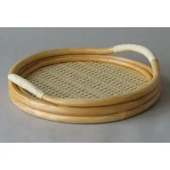 Nábytek PEGAS Ratanový tác kulatý vzhledové vady