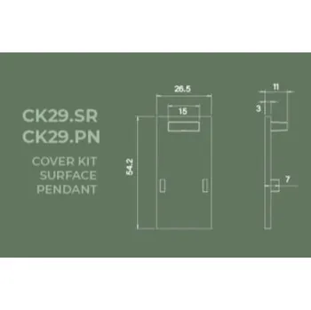 Bodové svítidlo BPM Koncovka k liště Alarik Slim černá - BPM (starý kód: BPM CK29.SR.BK) ) ) BPM TF19.PN.BK-BK