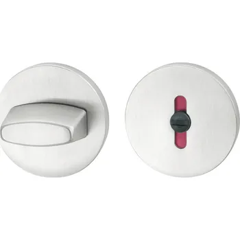 Stavební výplň FSB ASL 12 1735 0054 Rozeta zámková, kulatá WC zamykání Eloxovaný hliník, 8 mm