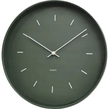 Hodiny Nástěnné hodiny plast/zelené Ø30 cm