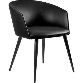Křeslo Křeslo z eko kůže do kanceláře, jídelny nebo obývacího pokoje Barnet A - Unique černá 56x71 cm