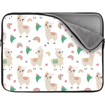 pouzdro na notebook Sablio Obal na notebook Roztomilé lamy - 17"