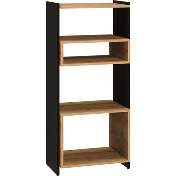 regál Regál Tris - ML Meble Dub Artisan / Černá 55x122 cm