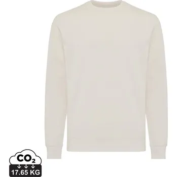 Pánská mikina Lehká mikina IQONIQ Etosha z recykl. bavlny - Ivory White / S