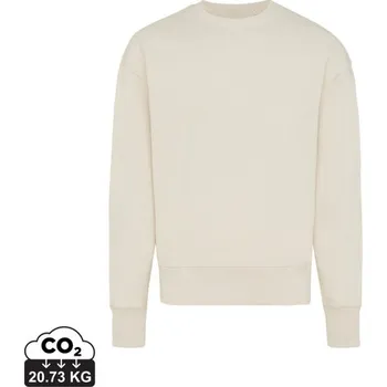 Pánská mikina Mikina IQONIQ Kruger relaxed fit z recykl. bavlny - Natural Raw / XS