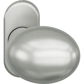Dveřní kování FSB 07 0804 koule s úzkou rozetou Eloxovaný hliník, Otočná koule