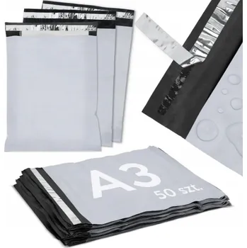 Obálka Plastové Obálky A3 310 x 420 mm 50 ks Fóliové obálky velké
