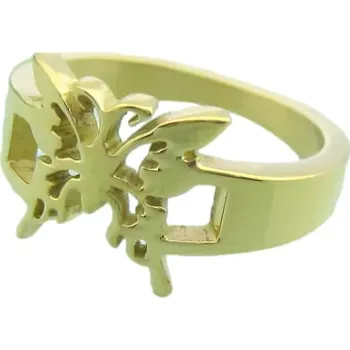 Prsten Prsten s motýlem ve stříbrné barvě, elegantní design, moderní šperk pro každodenní nošení. 54,4