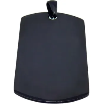 Přívěsek Přívěsek s černou vrstvou PVD, rozměry 43x24 mm, hmotnost 7 g. Elegantní design pro moderní styl.