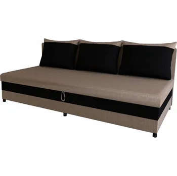 Pohovka Pohovka Kondela 198 x 82 cm látka černá