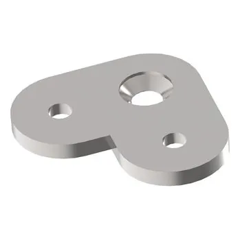 Zábradlí Plochý rohový držák madla AISI 304, satinovaný