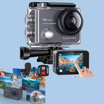 IP kamera KAMERA SPORTOWA 4K 60FPS WIFI 20MP EIS STABILIZACE DÁLKOVÉ OVLÁDÁNÍ MIKROFON