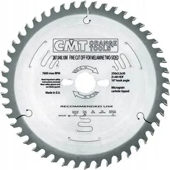 Pilový kotouč CMT 287.042.09M Pilový kotouč s SK plátky D=220 F=30 Z=42 K=3,2/2,2