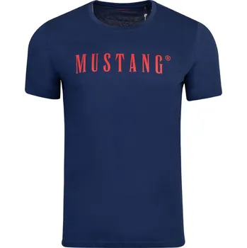 MUSTANG PÁNSKÉ TRIČKO T-SHIRT MUSTANG LOUNGE SHIRT NAVY 4222 2100 555 Velikost: L