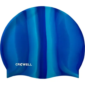 Plavecká čepice Plavecká čepice pro dospělé Silikonová Crowell modrá