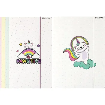 Aktovka na dokumenty Aktovka s gumičkou A4 Catcorn STARPAK 512109