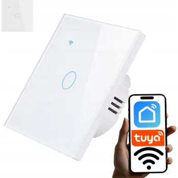 vypínač Chytrý vypínač Tuya Smart bílý dotykový jednoduchý Wi-Fi