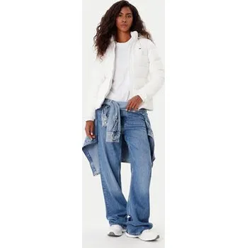 Pánská větrovka Tommy Jeans Vatovaná bunda Basic DW0DW18312 Bílá Slim Fit XL