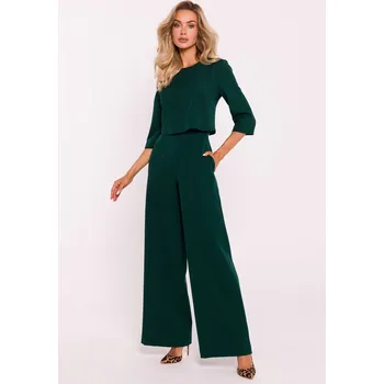 Podprsenka M798 Kombinéza s dvojitým topem - lahvově zeleň EU L