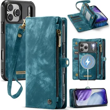 Pouzdro na mobilní telefon VSECHNONAMOBIL 126008 WALLET Ochranný kryt s peněženkou 2v1 pro Apple iPhone 17 Pro Max modrý