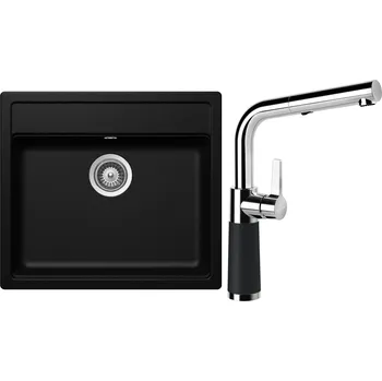 Granitový dřez Set Schock S10-7 (dřez Mono N-100 Magma + baterie SC-540.120 Magma)