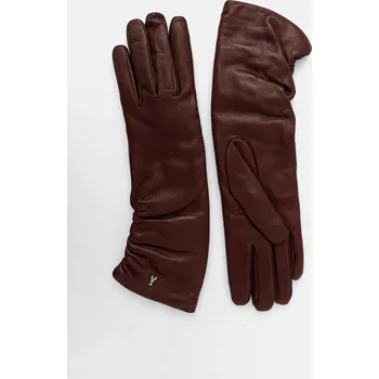 Rukavice Kožené rukavice Patrizia Pepe 2F0105.L034 burgundské 83X, vel. 7