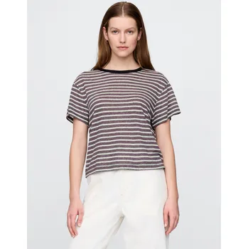 Dámské tričko GAP Dámské Lněné crop tričko 778377-01 Velikost: M Tričko zdarma při nákupu nad 3000,-!