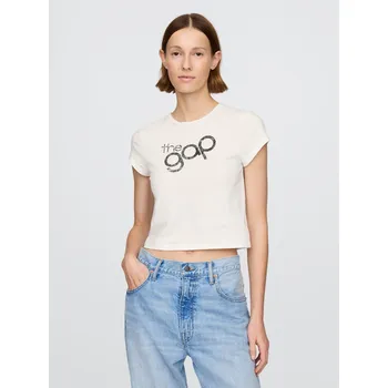 Oblečení a móda GAP Dámské Crop tričko s logem 749362-00 Velikost: S Tričko zdarma při nákupu nad 3000,-!