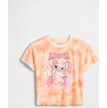 Dívčí tričko GAP Dívčí Dětské oversize tričko Gap × Lilo & Stitch 781902-00 Velikost: L Tričko zdarma při nákupu nad 3000,-!