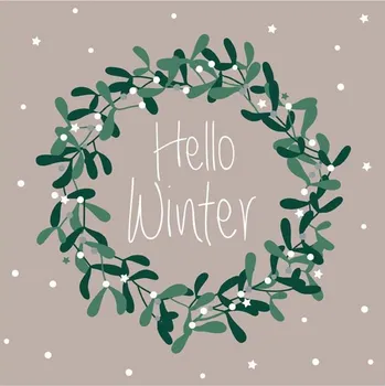 Papírový ubrousek Ubrousek P 33x33 vánoční MES100945