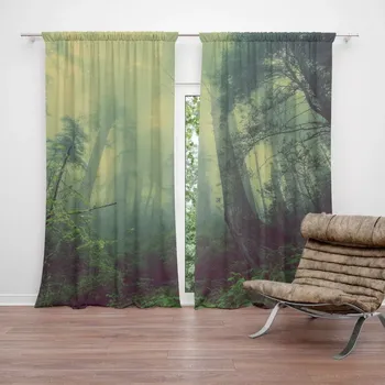 Závěs Sablio Závěs Temný les: 2ks 140x250cm