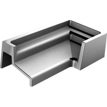 Stavební profil Profil - proti přetečení vody, koncovka levá