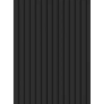 Obklad Mexen Lam-B vzorek nástěnných lamel, deska HDF 4 mm, Černý Mat - S100-053-S Lamely