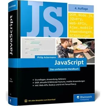 Technika JavaScript - Ackermann, Philip [DE] (2025, Pevná, Rheinwerk Verlag GmbH)