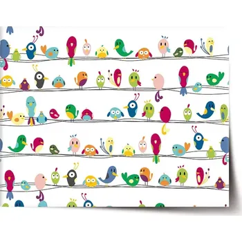 Plakát Sablio Plakát Ptáčci - 90x60 cm