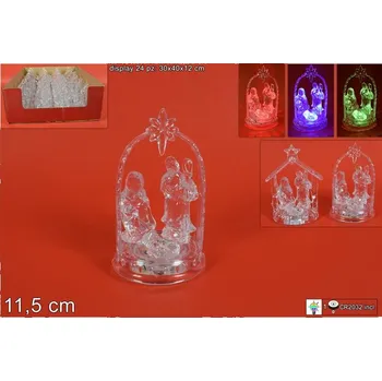 Vánoční dekorace PROHOME - Betlém svítící 11,5cm různé motivy